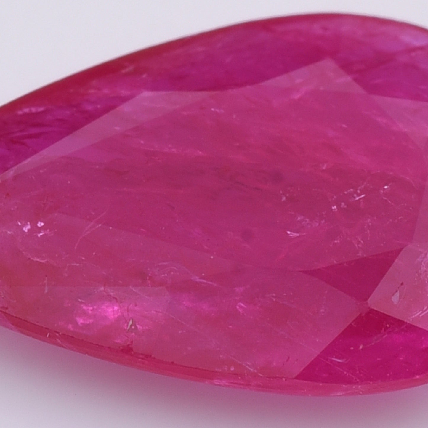2.03 Natural Corundum Ruby Pear Mixed Cut Gemstone