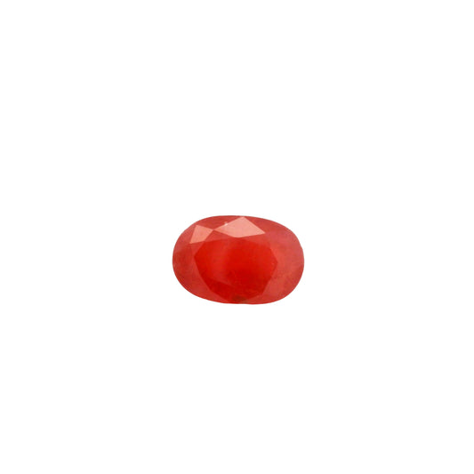 3.65 Orange Sapphire Oval Gemstone
