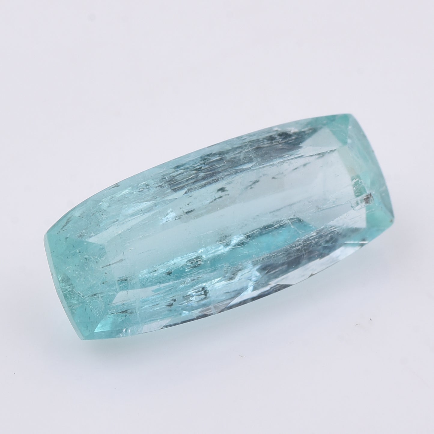 3.1 Natural Beryl Emerald Rectangular Cushion Mixed Cut Gemstone