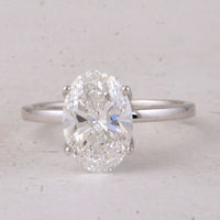 2.56 Carats Lab Grown Diamond 14K Gold Ring
