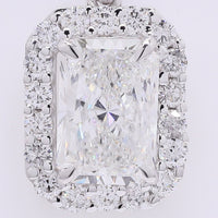 2.30 Carats Lab Grown Diamond 14K Gold Pendant
