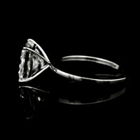 3.74 Carats Lab Grown Diamond 14K Gold Ring