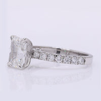 2.49 Carats Lab Grown Diamond 950 Platinum Ring