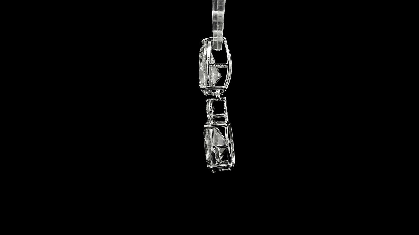 3.63 Carats Lab Grown Diamond 14K Gold Pendant