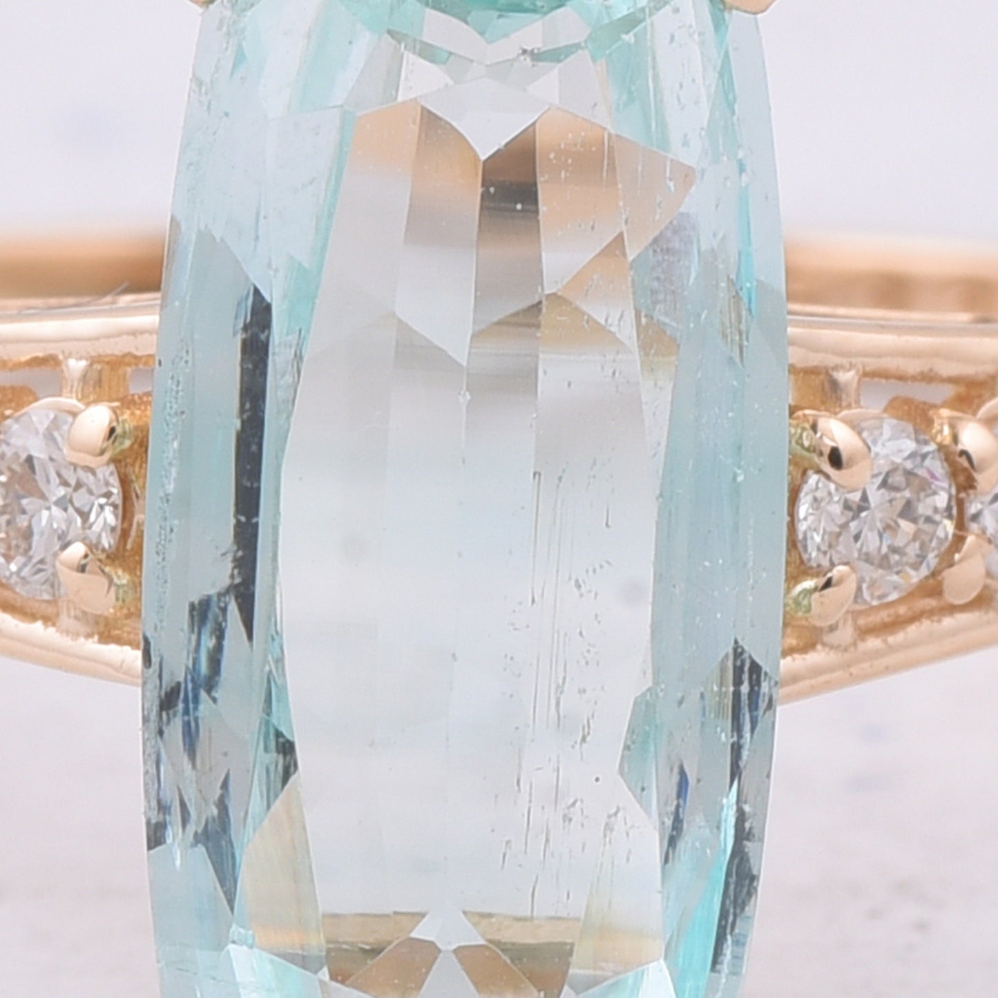 2.48 Ct Cushion Natural Emerald 14K Gold Ring