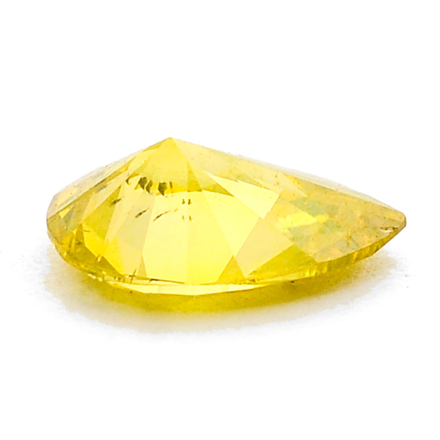 0.36 Yellow Diamond Pear Loose Diamond