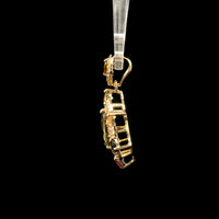 1.57 Ct Pear Tourmaline 14K Gold Pendant