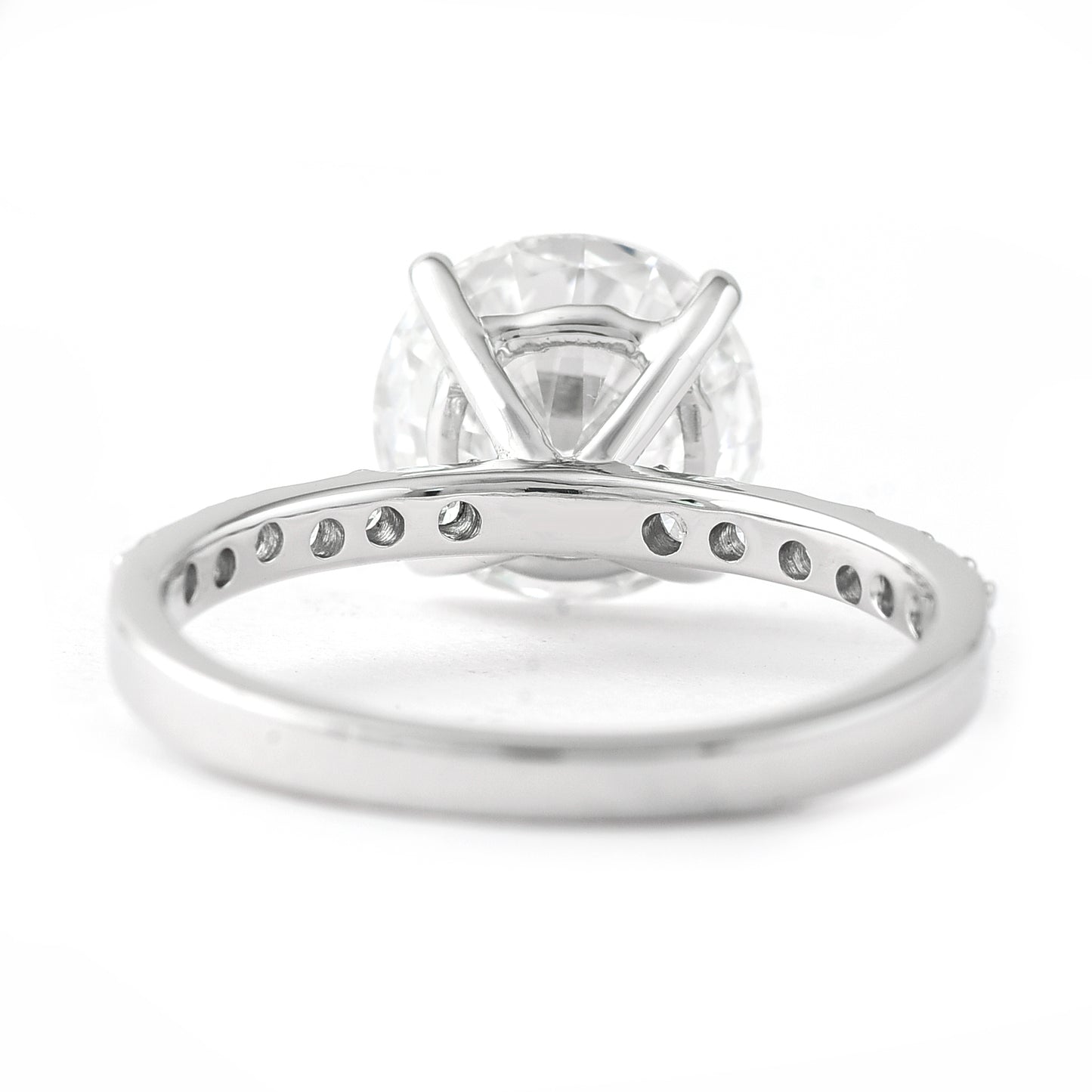 3.15 Carats Lab Grown Diamond 950 Platinum Ring