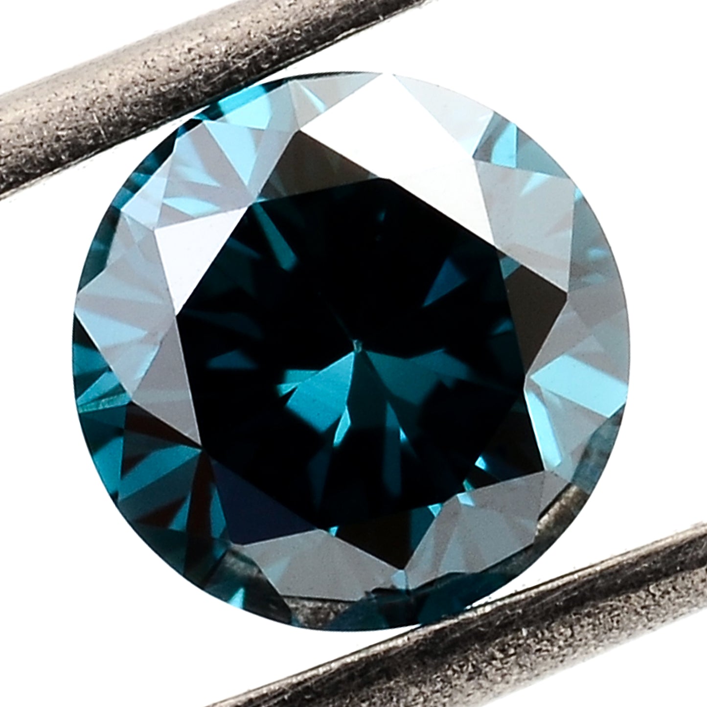 0.44 Blue Diamond Round Loose Gemstone