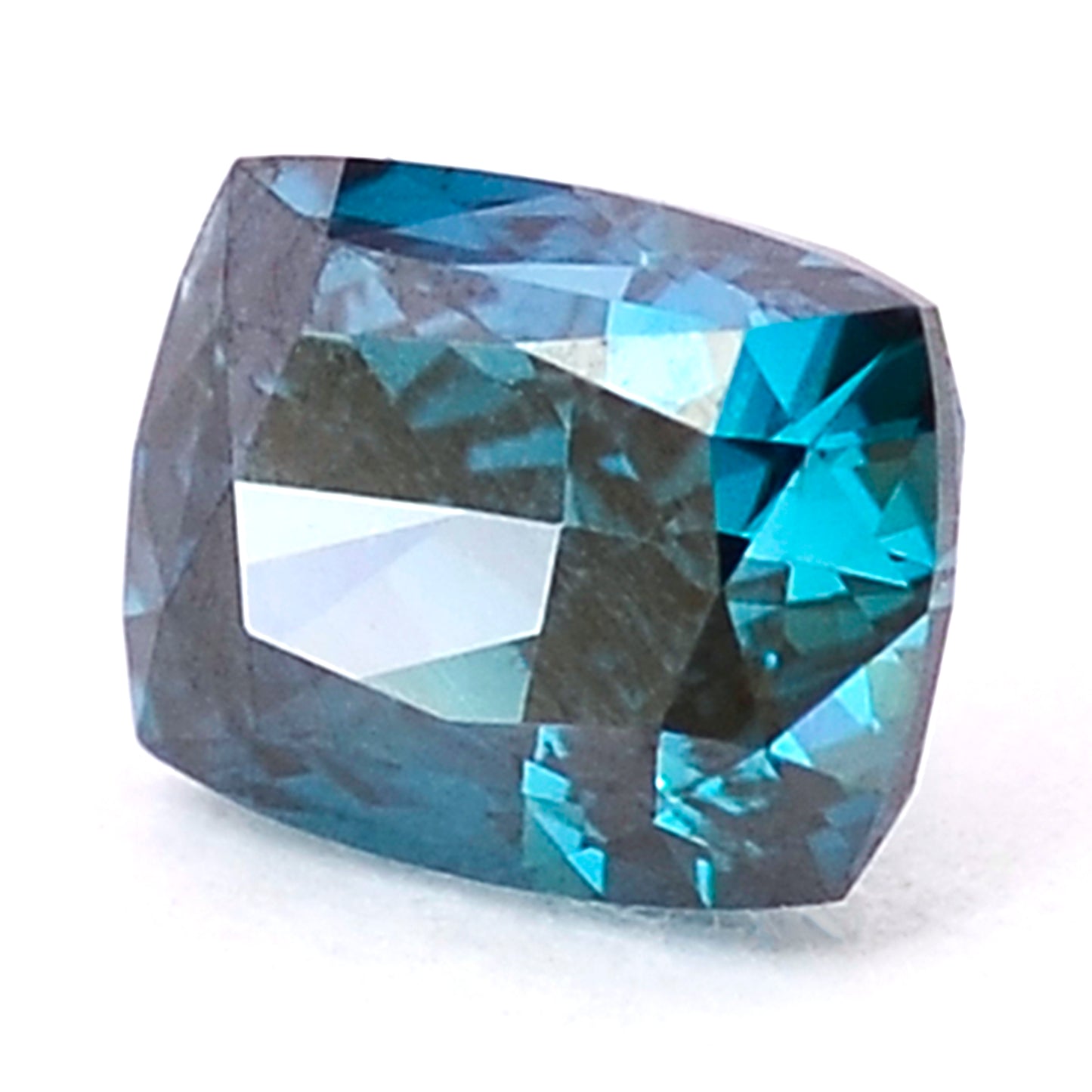 0.46 Blue Diamond Cushion Loose Diamond