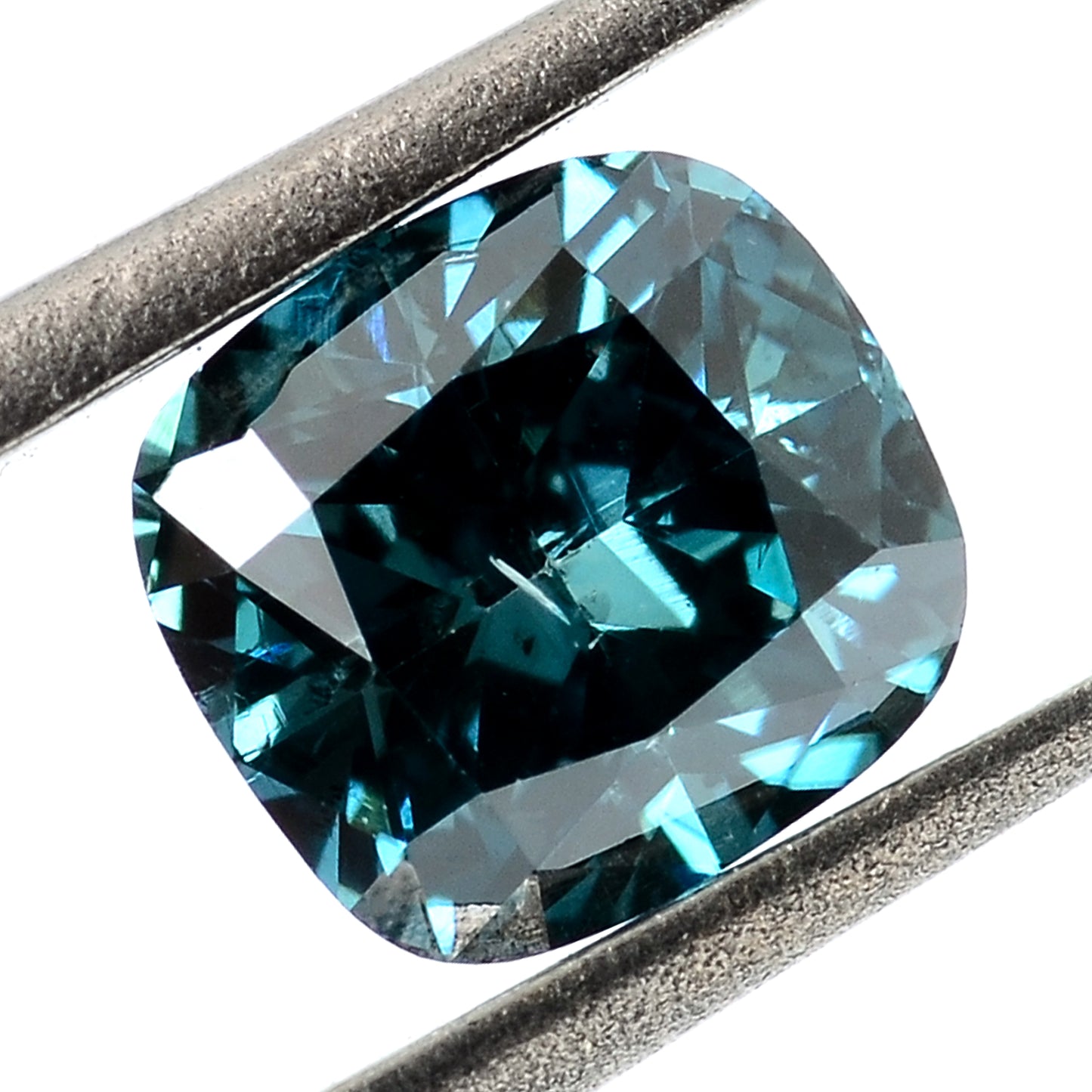0.83 Carat Blue Diamond Cushion Loose Gemstone