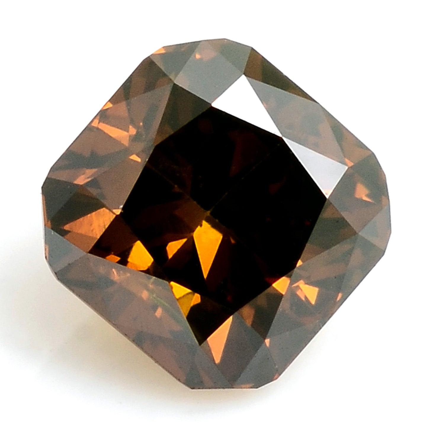 0.45 Carat Red Diamond Octagon Loose Gemstone