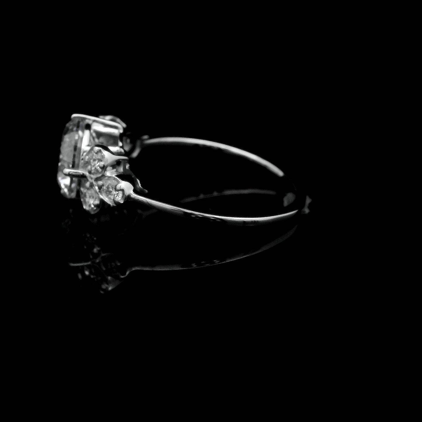 2.27 Ct Round Lab Grown Diamond 14K Gold Ring