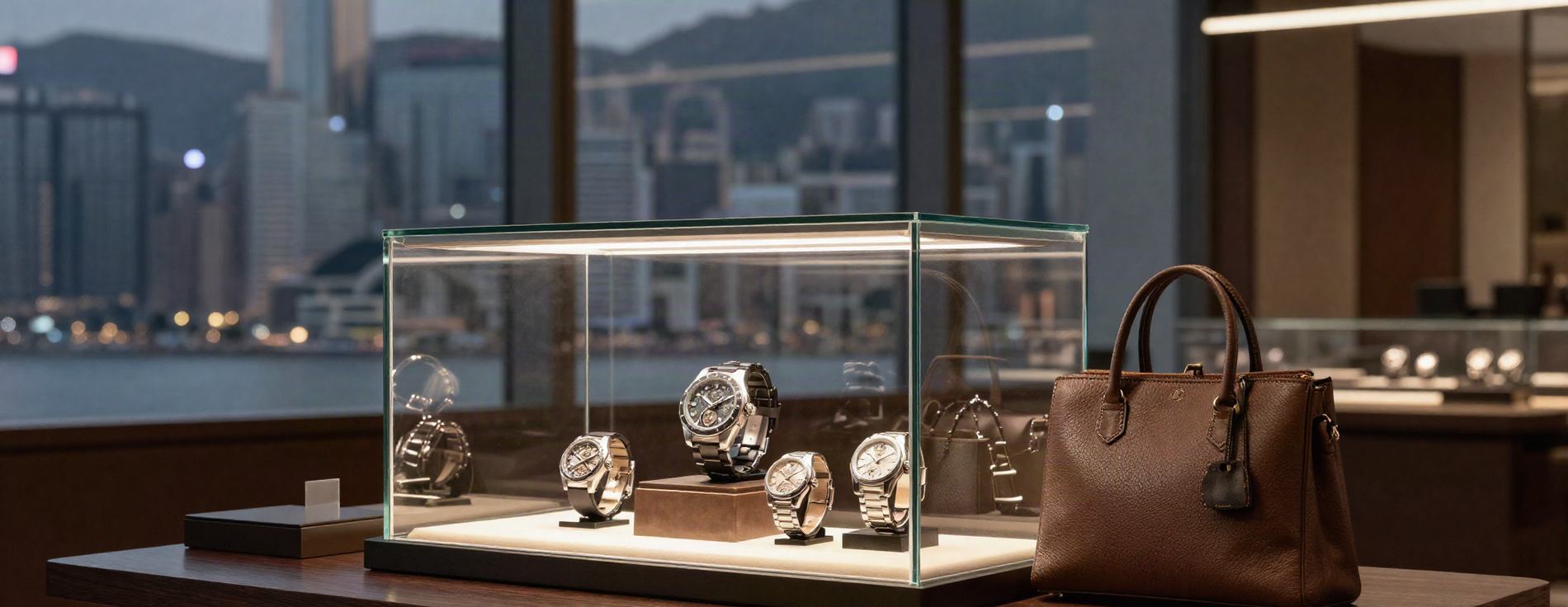Timepieces, bags & finished jewelry
